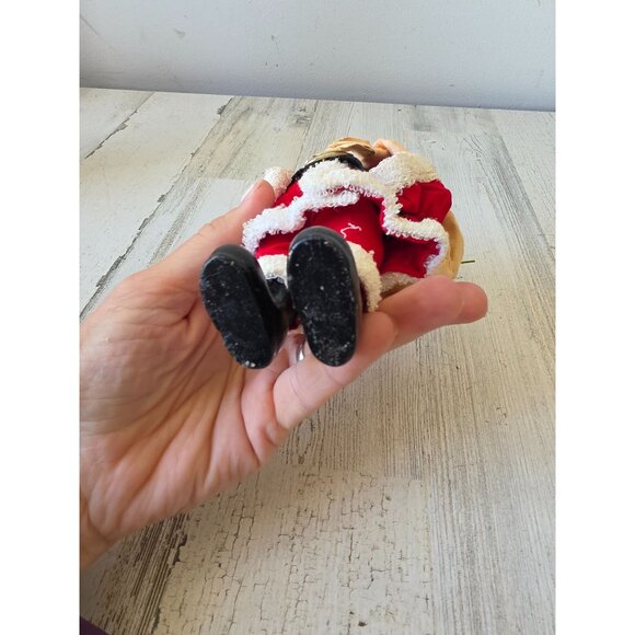 Mini Santa list toys statue figurine decor Xmas - Picture 7 of 8
